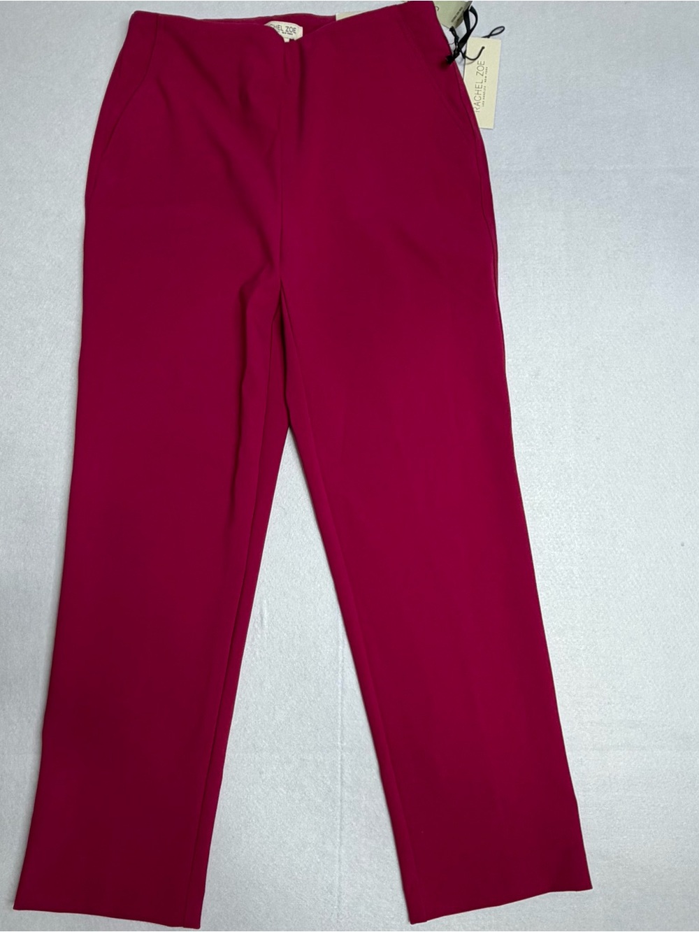 Rachel Zoe Magenta Skinny Leg Pants Size 4 NWT Hi-Rise Stretch